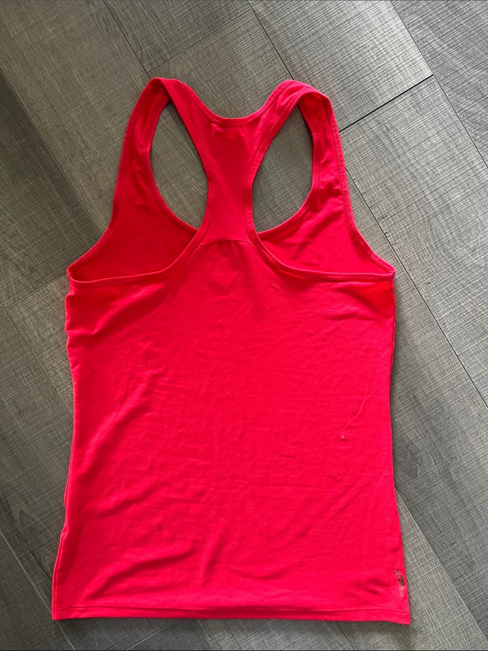 Neon Pink Racerback Tank Top - Picture 3 of 4